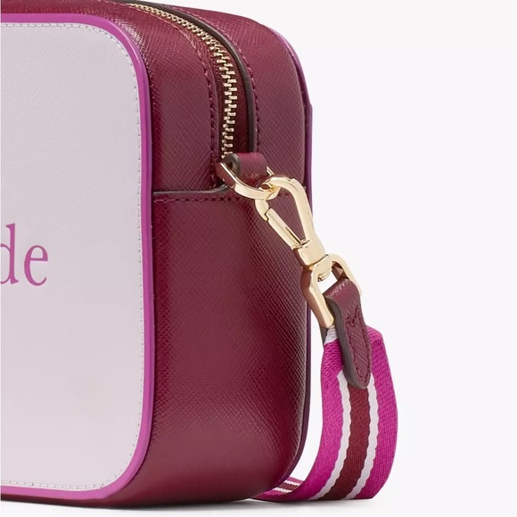 New Kate Spade Oh Snap Colorblock Mini Camera Bag Lilac Moonlight Multi - Picture 5 of 6